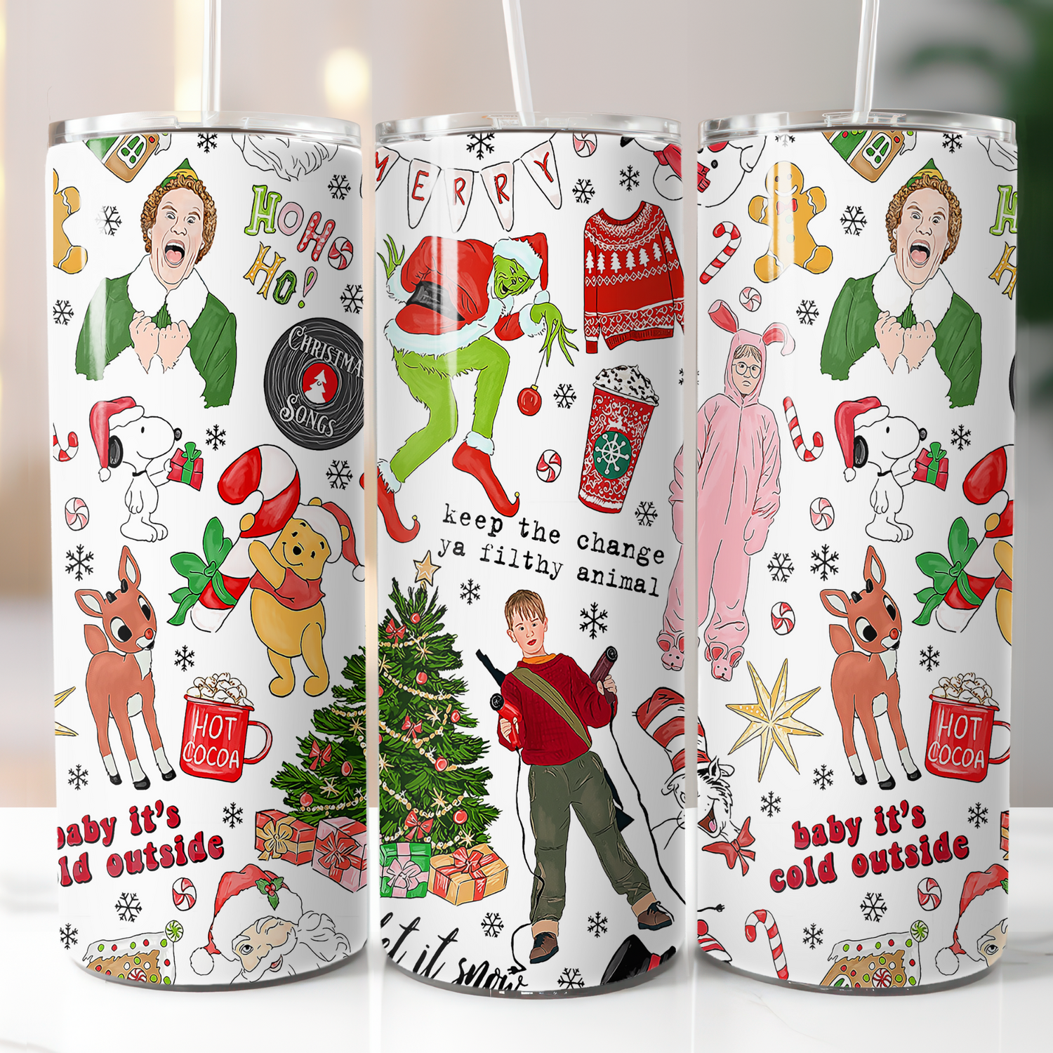 Christmas & Winter Sublimation Transfer Prints