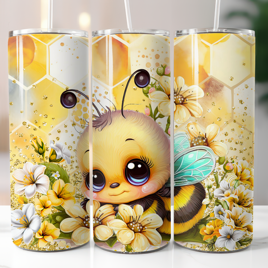 Cute Bee, Sublimation Transfer