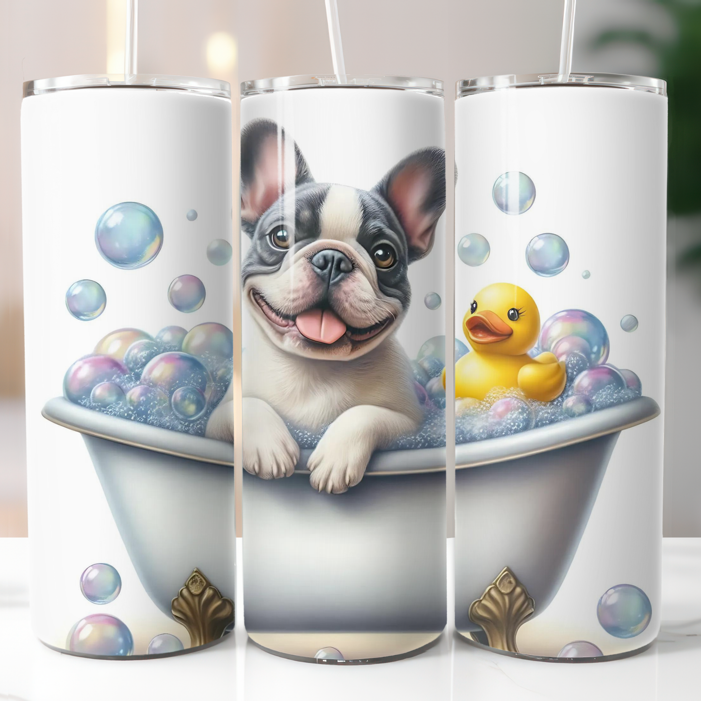 French Bulldog Bubble Bath