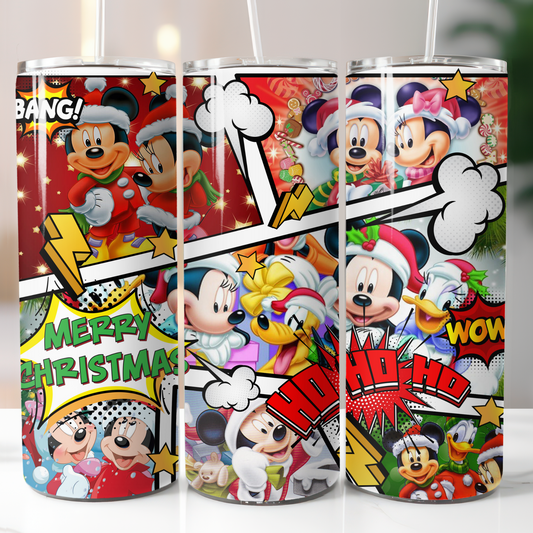 Disney Christmas, Sublimation, Ready to Print, Ready To Press, Print Out Transfer, 20 oz, Skinny Tumbler Transfer, NOT A DIGITAL