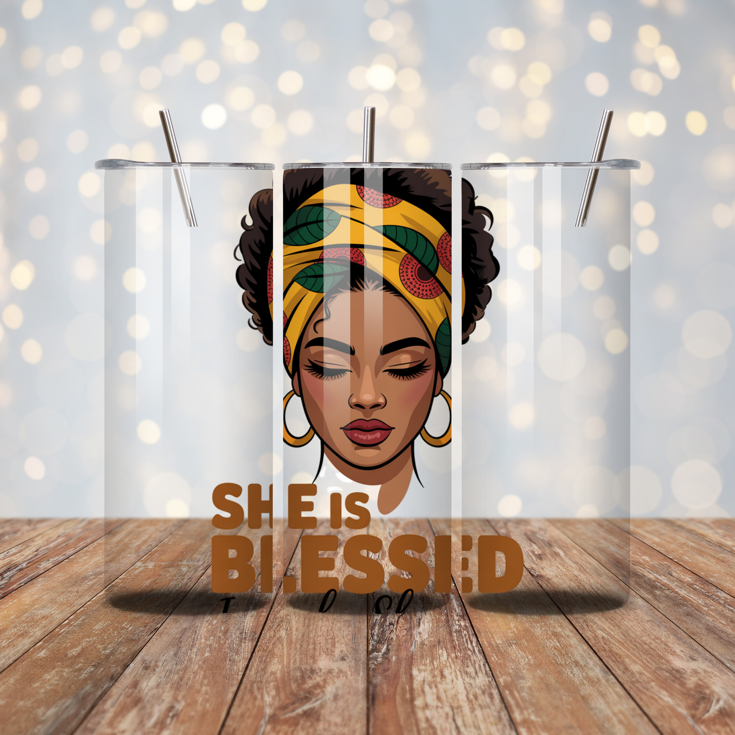 She Is Blessed Black Woman Sublimation Transfer