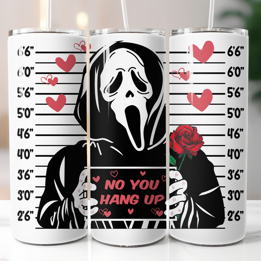 Horror Valentine's Day, Sublimation, Ready to Print, Ready To Press, Print Out Transfer, 20 oz, Skinny Tumbler Transfer, NOT A DIGITAL