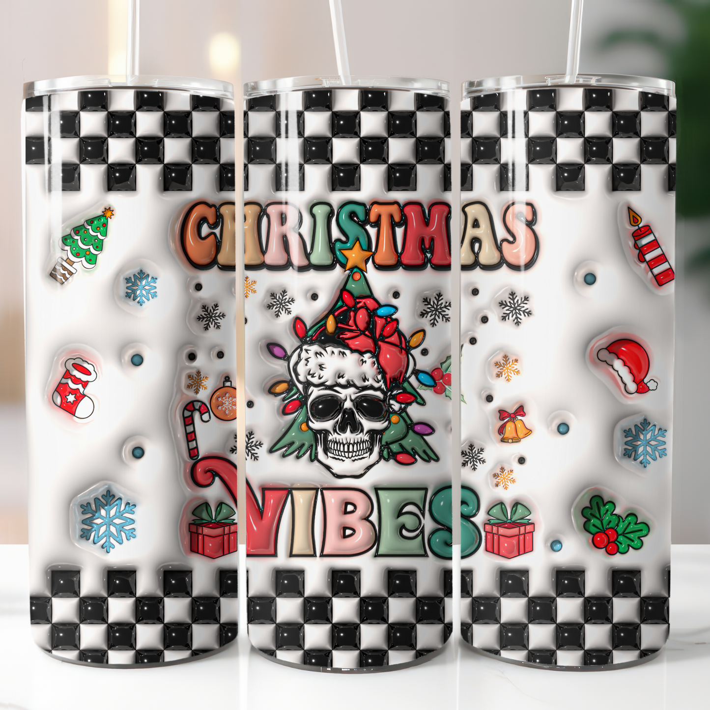 3D Puffy Christmas, Sublimation Transfer