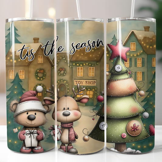 Tis the Season Christmas Bear Sublimation Transfers