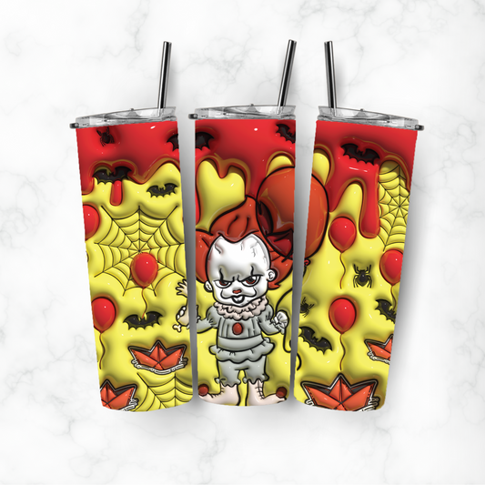 IT Pennywise, Sublimation, Ready to Print, Ready To Press, Print Out Transfer, 20 oz, Skinny Tumbler Transfer, NOT A DIGITAL