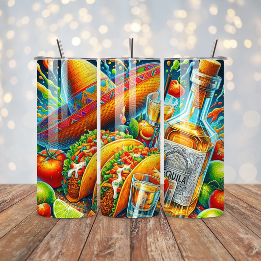 Tacos and Tequila Sublimation Transfer