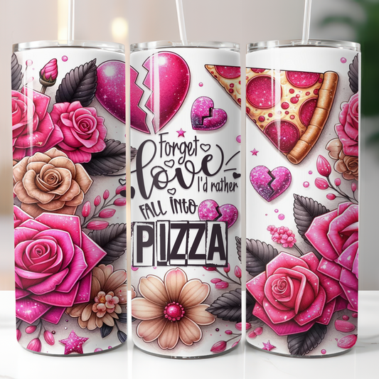 Fall In Love With Pizza, Sublimation Transfer