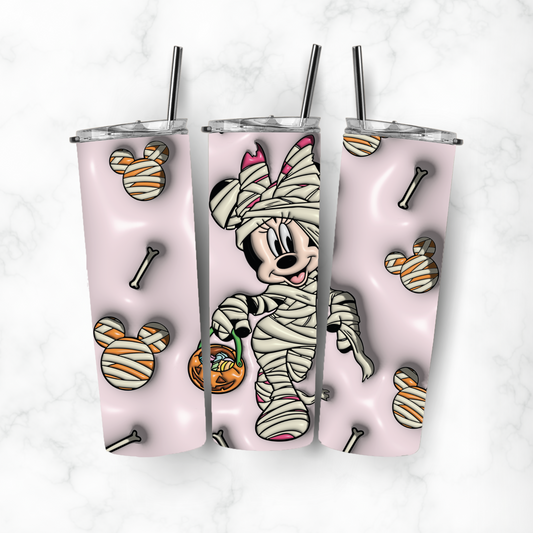 Mummy Minnie Mouse, Sublimation, Ready to Print, Ready To Press, Print Out Transfer, 20 oz, Skinny Tumbler Transfer, NOT A DIGITAL