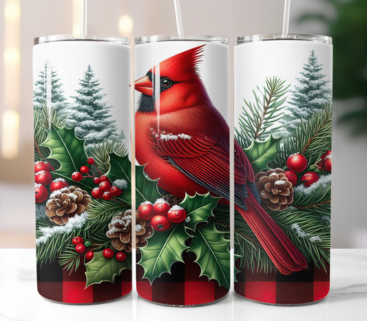 Christmas Red Cardinal Sublimation Transfers