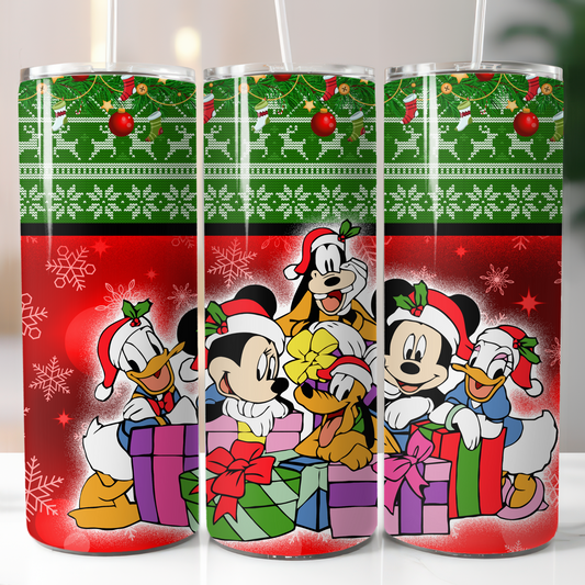 Disney Christmas, Sublimation, Ready to Print, Ready To Press, Print Out Transfer, 20 oz, Skinny Tumbler Transfer, NOT A DIGITAL