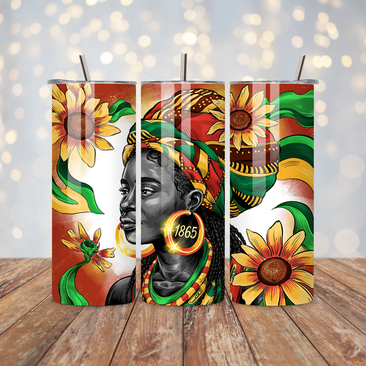 African Woman 1865 Sublimation Transfer