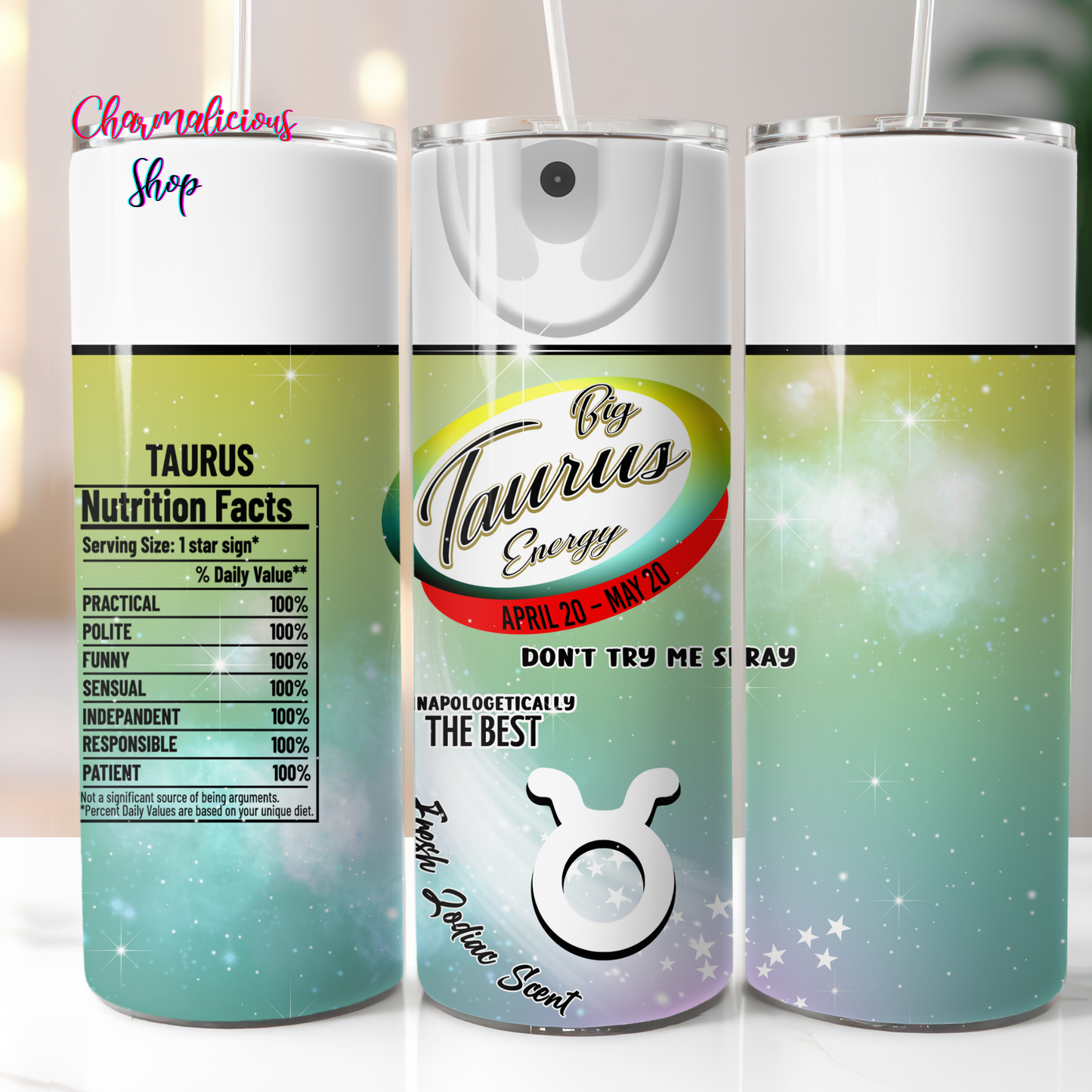 Taurus, Sublimation, Ready to Print, Ready To Press, Print Out Transfer, 20 oz, Skinny Tumbler Transfer, NOT A DIGITAL