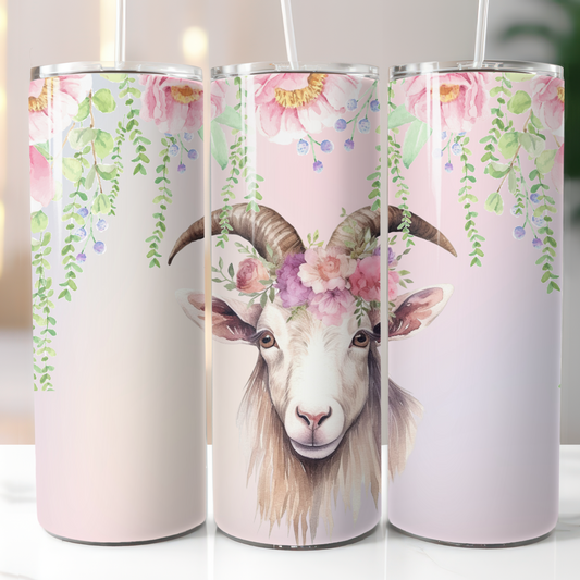 Goat, Sublimation, Ready To Press, Print Out Transfer, 20 oz, Skinny Tumbler Transfer, NOT A DIGITAL