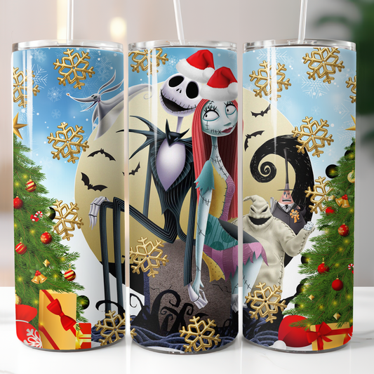 Nightmare Before Christmas, Sublimation, Ready to Print, Ready To Press, Print Out Transfer, 20 oz, Skinny Tumbler Transfer, NOT A DIGITAL