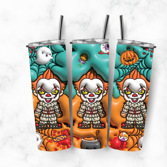 IT Pennywise, Sublimation, Ready to Print, Ready To Press, Print Out Transfer, 20 oz, Skinny Tumbler Transfer, NOT A DIGITAL