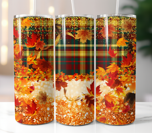 Fall Glitter Leaves, Sublimation Prints