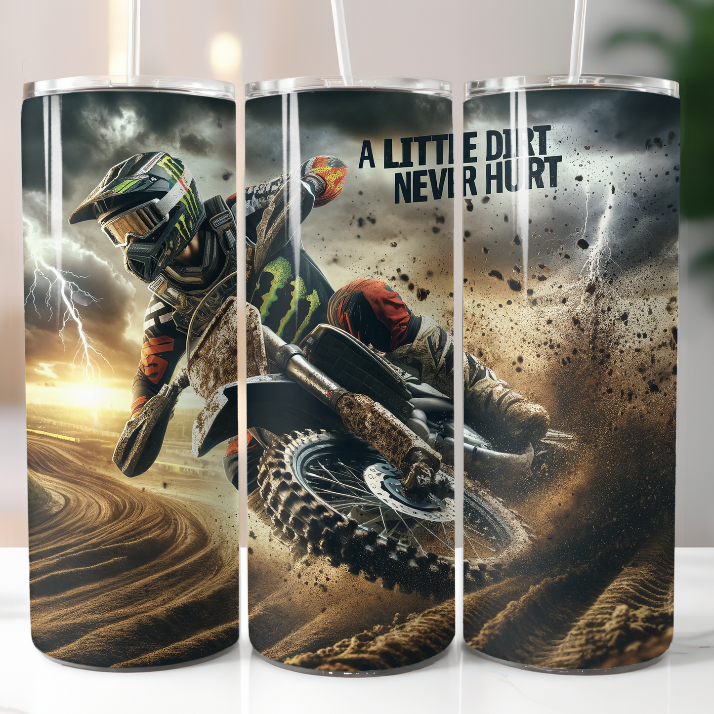 Dirt Bike, Sublimation Transfer