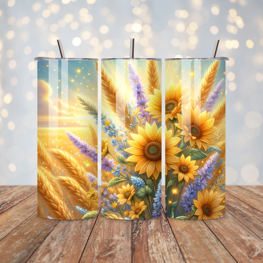 Sunflower and Wheat Sublimation Transfer