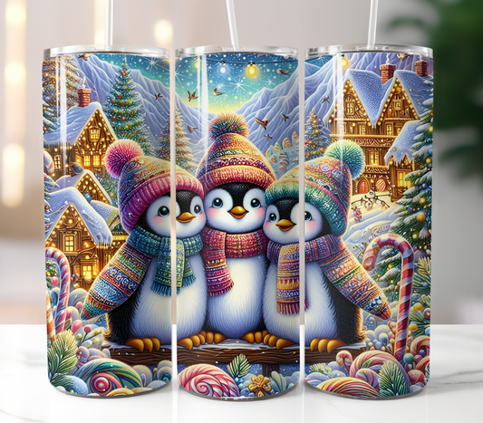 Christmas Penguins Sublimation Transfers