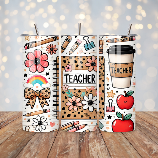 Teacher Leopard Sublimation Transfer