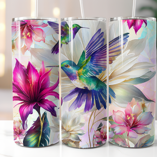 Humming Bird, Sublimation, Sublimation, Ready To Press, Print Out Transfer, 20 oz, Skinny Tumbler Transfer, NOT A DIGITAL