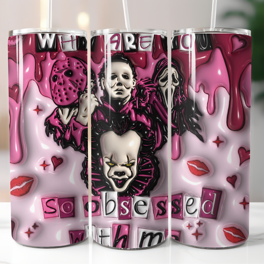 Horror, Sublimation, Ready to Print, Ready To Press, Print Out Transfer, 20 oz, Skinny Tumbler Transfer, NOT A DIGITAL