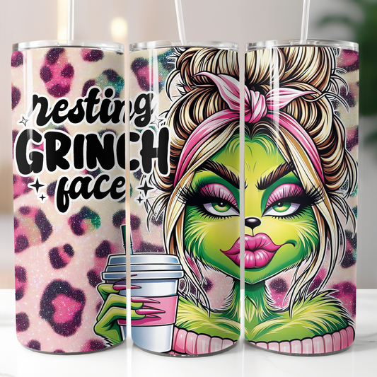 Female Grinch Resting, Sublimation Transfer