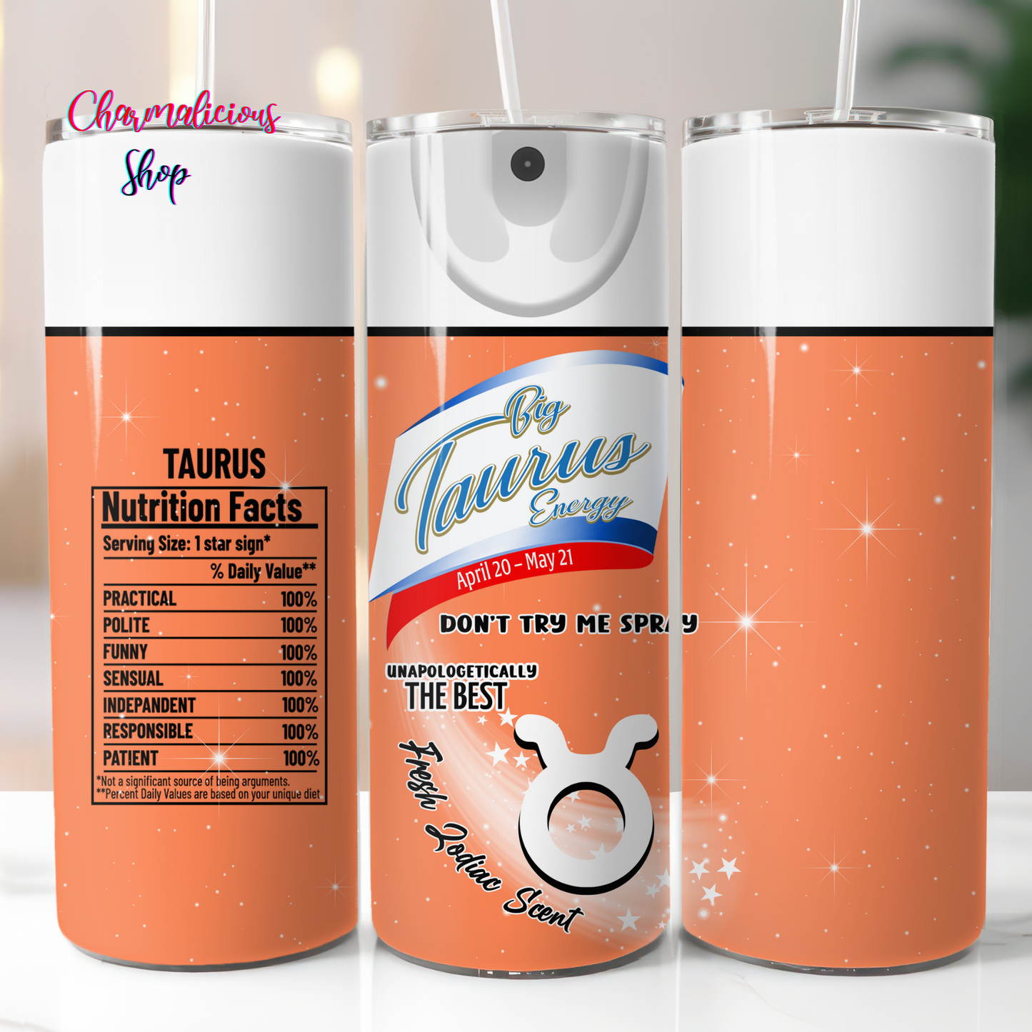 Taurus, Sublimation, Ready to Print, Ready To Press, Print Out Transfer, 20 oz, Skinny Tumbler Transfer, NOT A DIGITAL