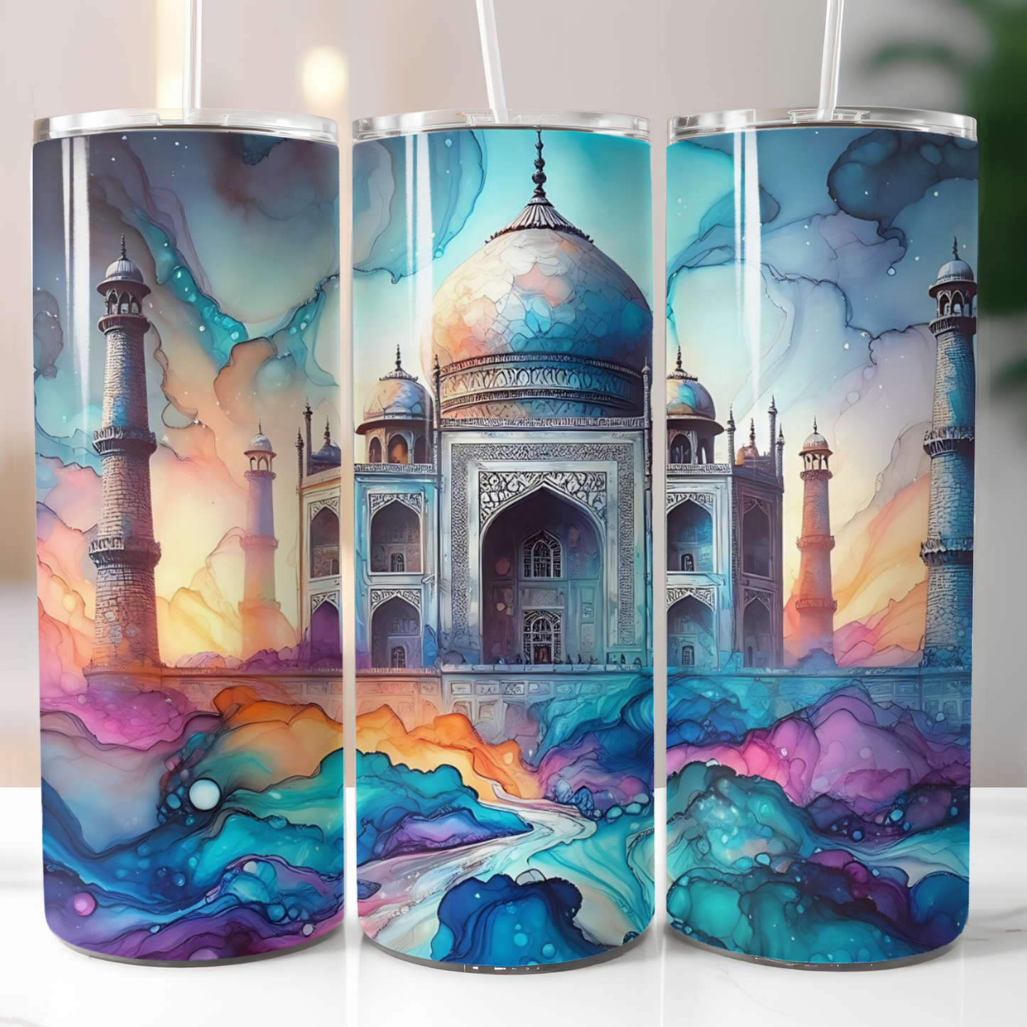 Taj Mahal Alcohol Ink