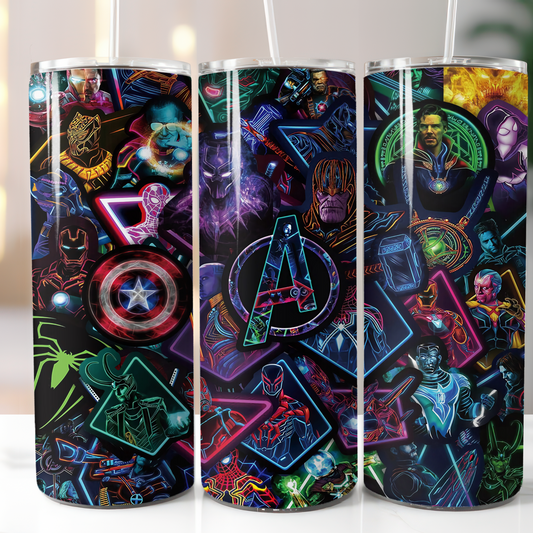 Marvel, Sublimation, Ready To Press, Ready to Print, Print Out Transfer, 20 oz, Skinny Tumbler Transfer, NOT A DIGITAL