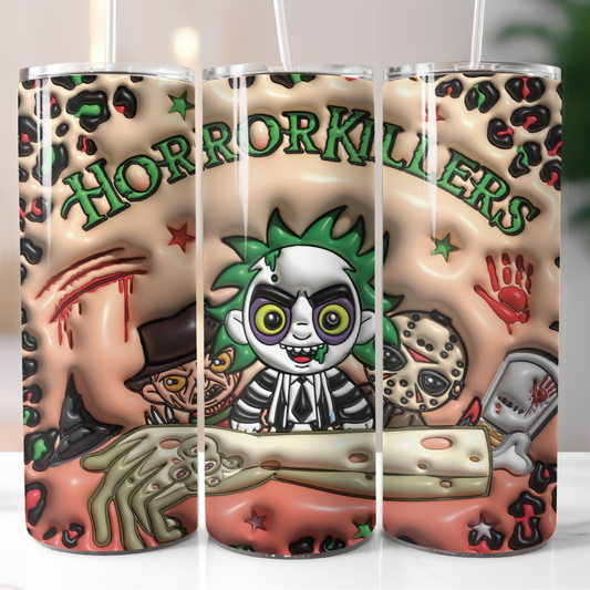 Horror Killers, Sublimation, Ready to Print, Ready To Press, Print Out Transfer, 20 oz, Skinny Tumbler Transfer, NOT A DIGITAL