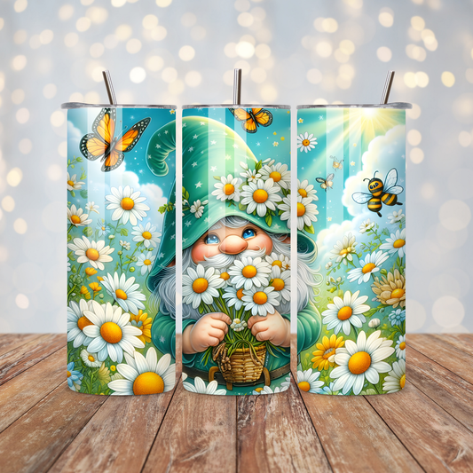 Gnome Daisy Sublimation Transfer