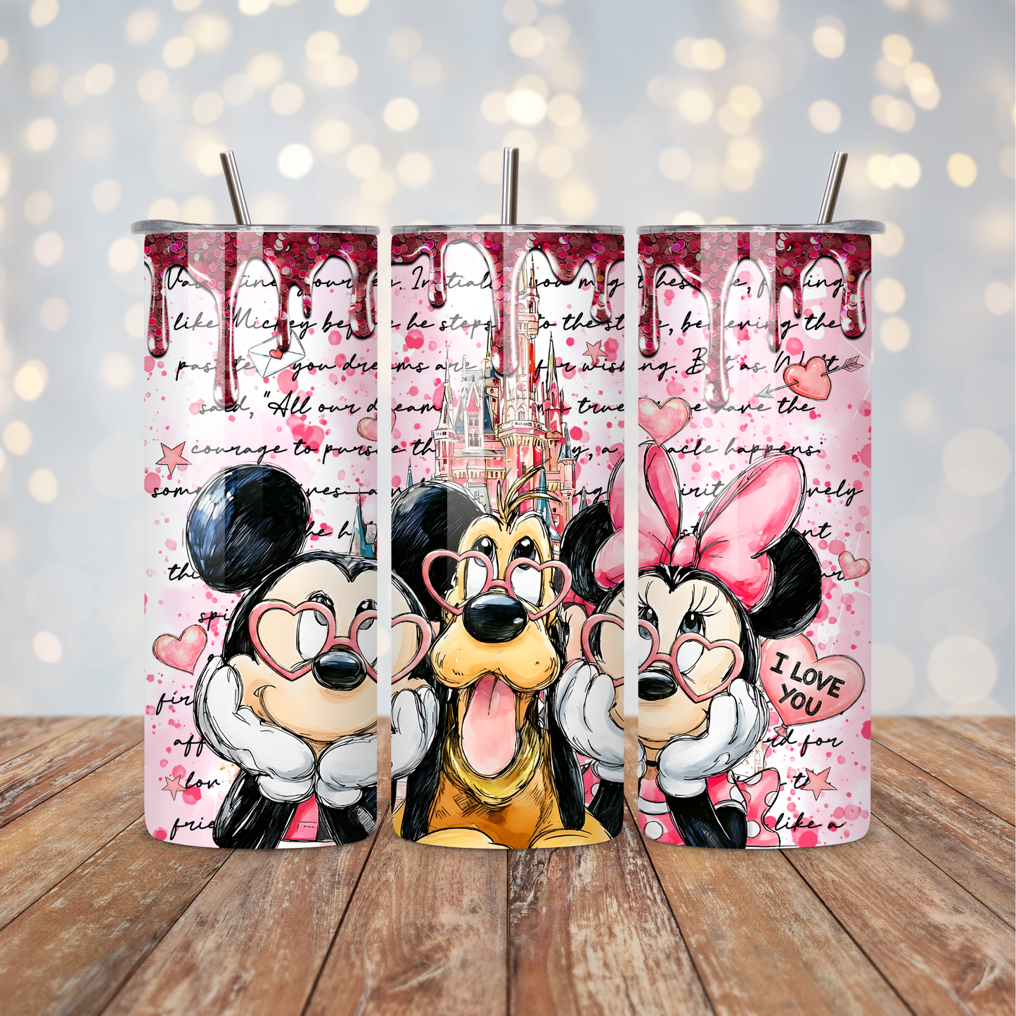 Valentine Mouse and Gang Sublimation Transfer