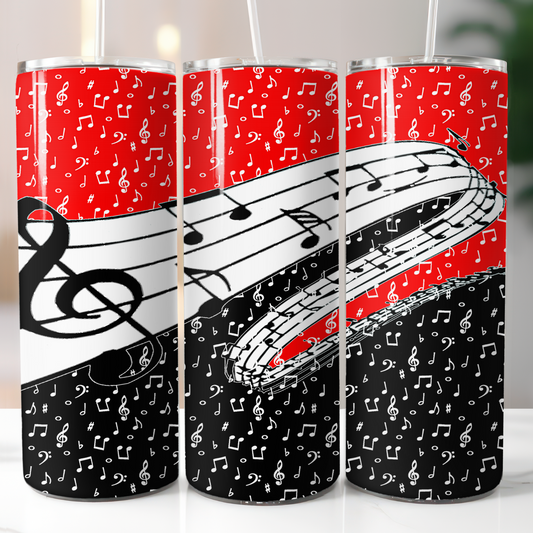 Music Red, Sublimation Transfer