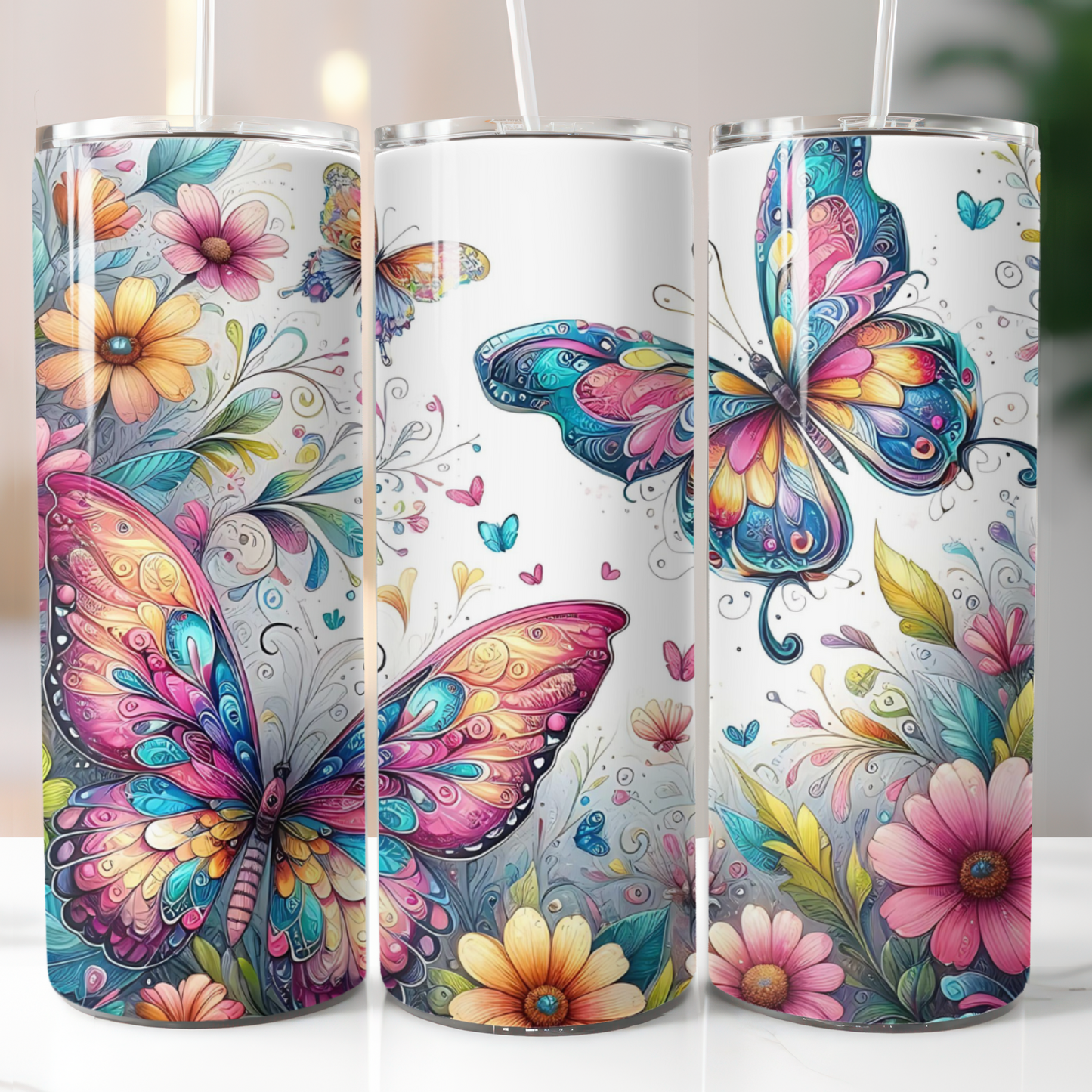 Pastel Butterflies