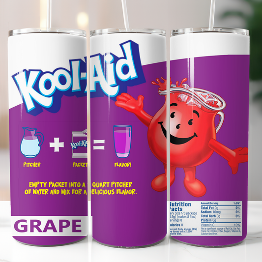 Kool-Aid Grape, Sublimation Transfer