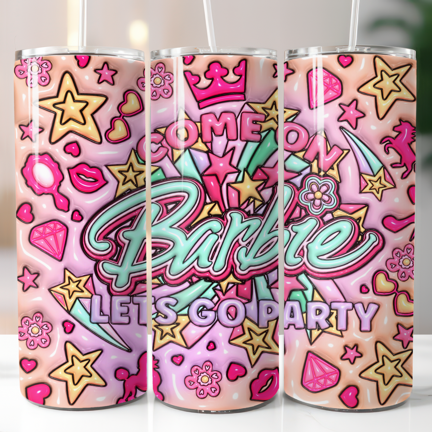 Barbie, Sublimation, Ready to Print, Ready To Press, Print Out Transfer, 20 oz, Skinny Tumbler Transfer, NOT A DIGITAL