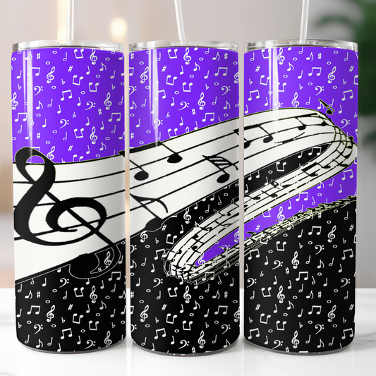 Music Purple, Sublimation Transfer