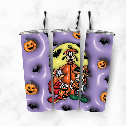 Halloween Goofy, Donald, Mickey, Sublimation, Ready to Print, Ready To Press, Print Out Transfer, 20 oz, Skinny Tumbler Transfer, NOT A DIGITAL