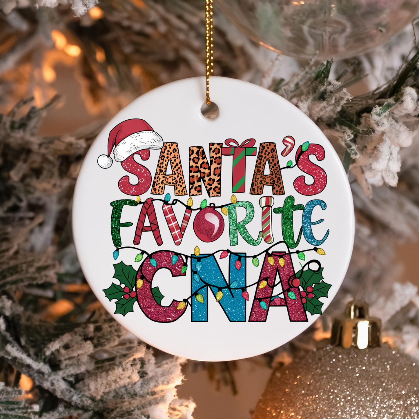 Santa's Favorite CNA Sublimation Transfers