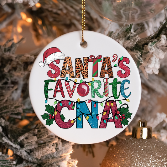 Santa's Favorite CNA Sublimation Transfers