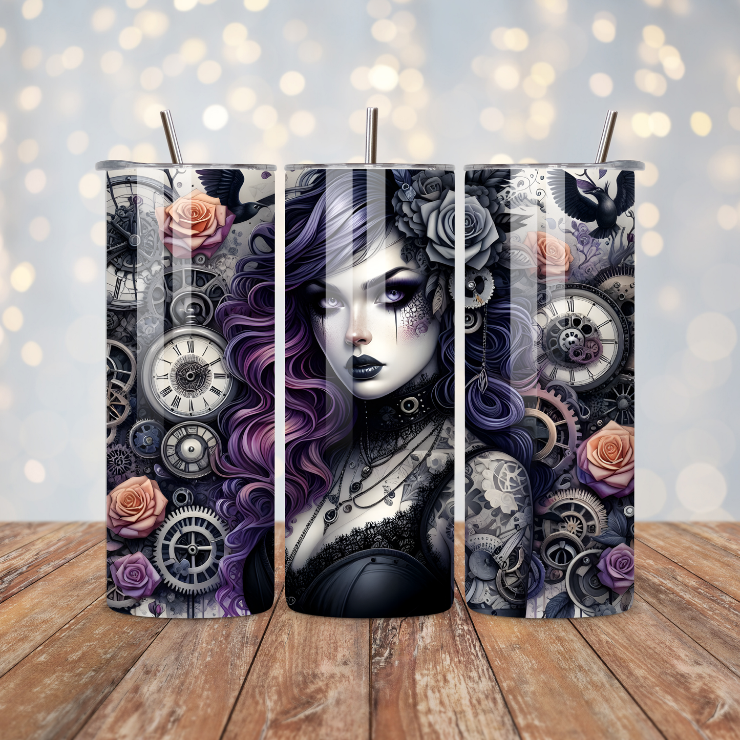 Steampunk Woman Sublimation Transfer