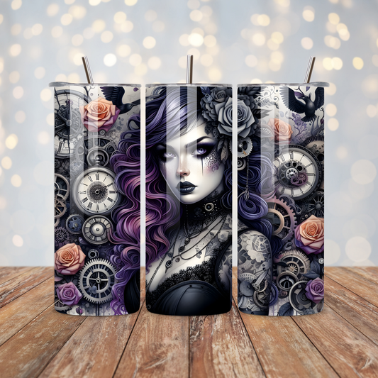 Steampunk Woman Sublimation Transfer