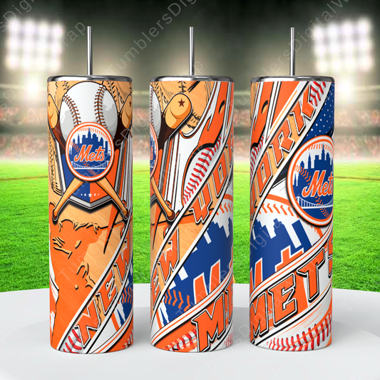 Mets, Sublimation, Ready To Press, Print Out Transfer, 20 oz, Skinny Tumbler Transfer, NOT A DIGITAL