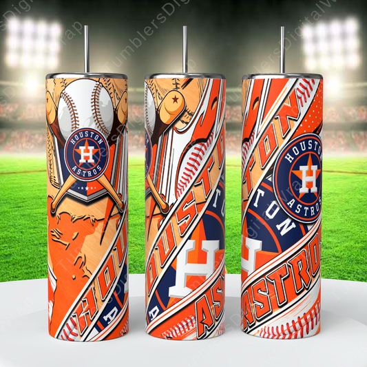 Houston Astros, Sublimation, Ready To Press, Print Out Transfer, 20 oz, Skinny Tumbler Transfer, NOT A DIGITAL