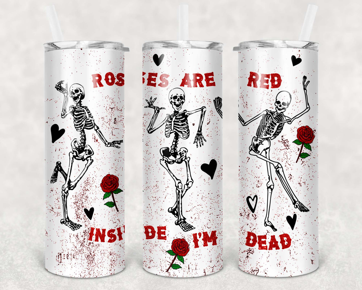 Roses Are Red, Sublimation, Ready to Print, Ready To Press, Print Out Transfer, 20 oz, Skinny Tumbler Transfer, NOT A DIGITAL