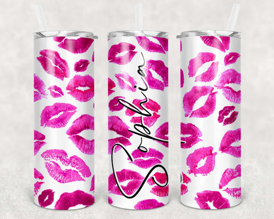 Purple Lips, Sublimation, Ready to Print, Ready To Press, Print Out Transfer, 20 oz, Skinny Tumbler Transfer, NOT A DIGITAL