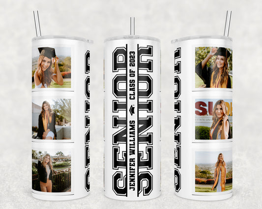 Personalized Graduation, Sublimation, Ready to Print, Ready To Press, Print Out Transfer, 20 oz, Skinny Tumbler Transfer, NOT A DIGITAL