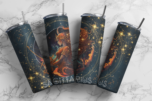 Sagittarius, Sublimation, Ready to Print, Ready To Press, Print Out Transfer, 20 oz, Skinny Tumbler Transfer, NOT A DIGITAL