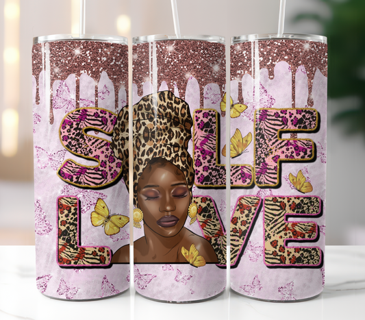 Black Woman Self Love, Sublimation Transfer